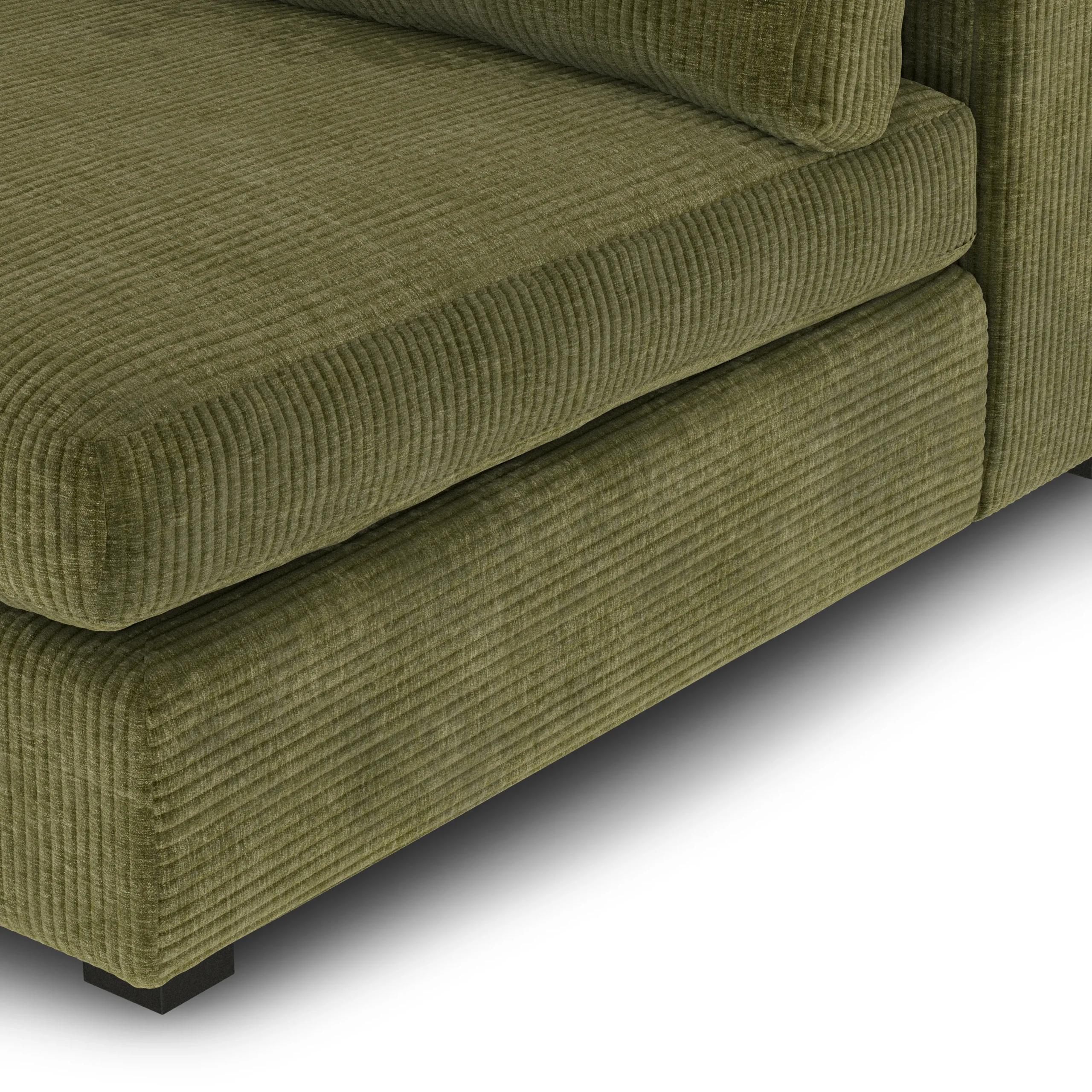 Beta 79_ Armless Modular Sofa - Cypress Green - Image 6