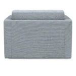 Sven 45.5_ Tufted Sleeper Chair - Silver Light Blue