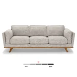 Timber 90_ Sofa - Rain Cloud Gray