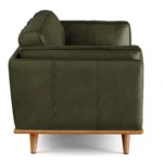 Timber 90_ Leather Sofa - Charme Green