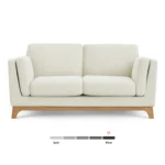 Ceni 61_ Loveseat - Buckler Ivory