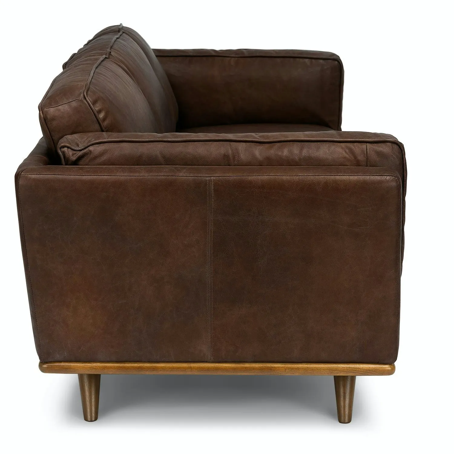 Timber 90_ Leather Sofa - Charme Chocolat - Image 10