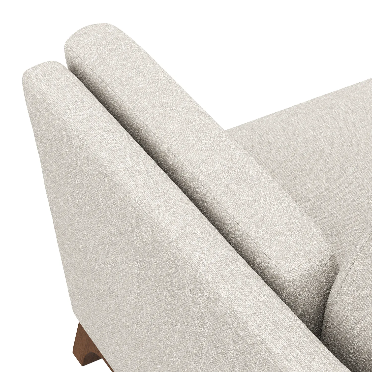 Ceni 61_ Loveseat - Chalk Gray - Image 5