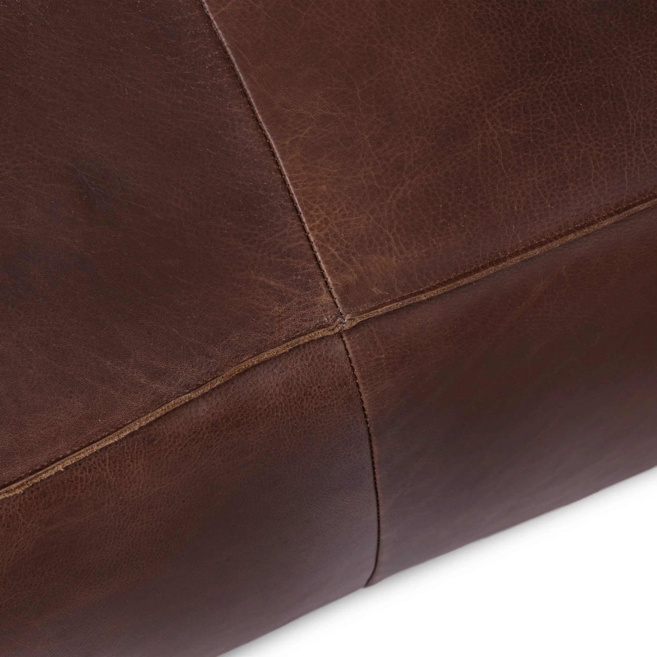 Cigar 56_ Leather Loveseat - Indiana Brown - Image 4