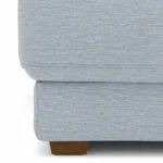 Dawn 93_ Sofa - Silver Light Blue