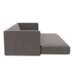 Sven 88_ Tufted Velvet Sofa Bed - Hale Warm Gray