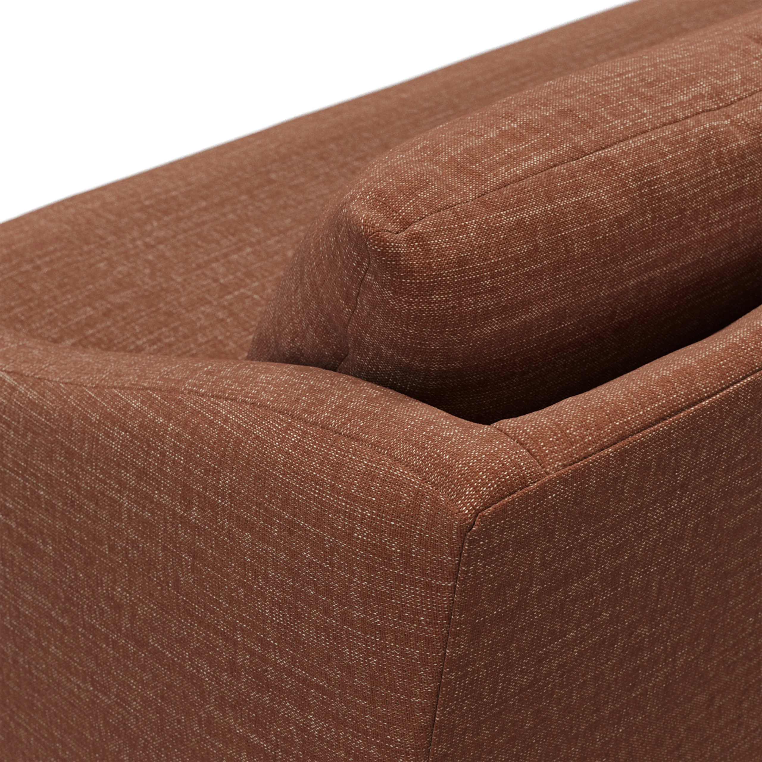 Landry 72_ Loveseat - Napa Rust - Image 6
