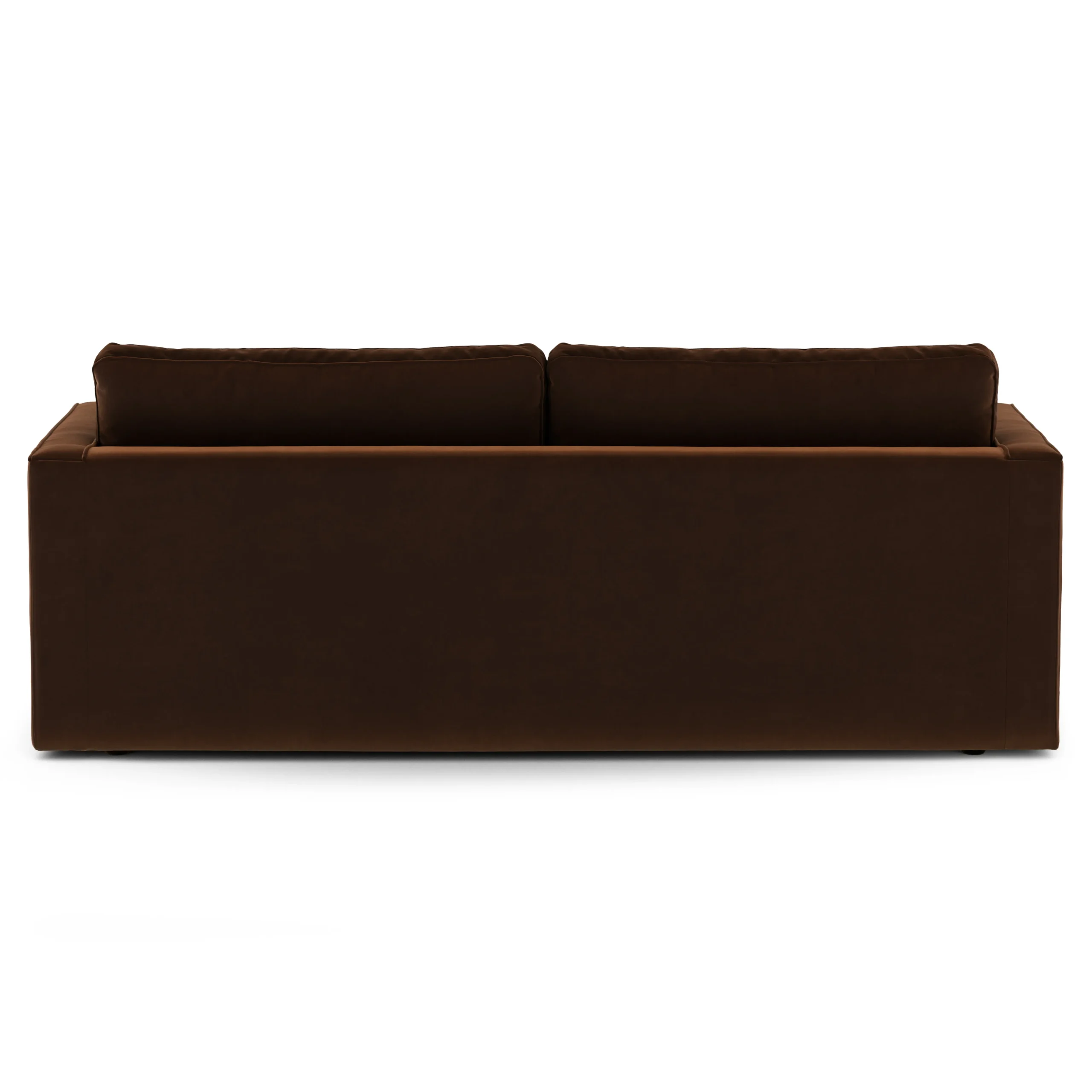 Sven 88_ Grounded Tufted Velvet Sofa - Plush Pacific Brown - Image 8
