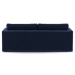 Sven 88_ Grounded Tufted Velvet Sofa - Plush Cascadia Blue
