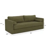 Sven 88_ Grounded Tufted Sofa - Napa Moss