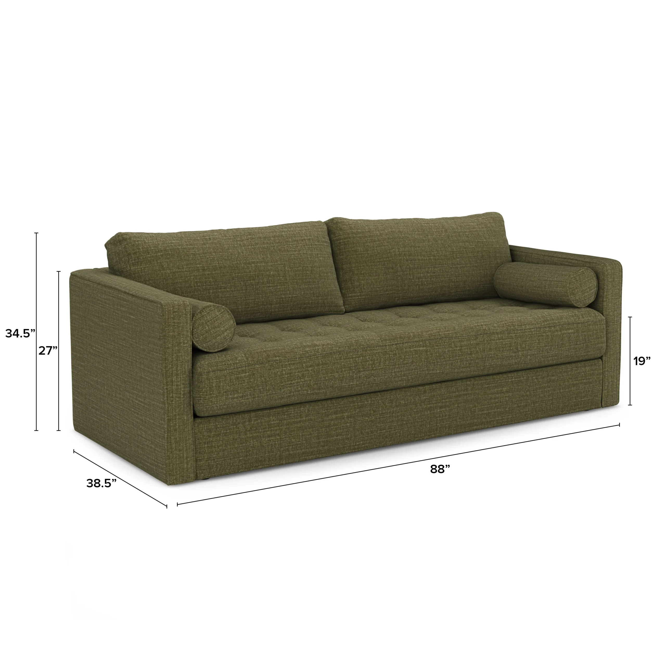 Sven 88_ Grounded Tufted Sofa - Napa Moss - Image 5