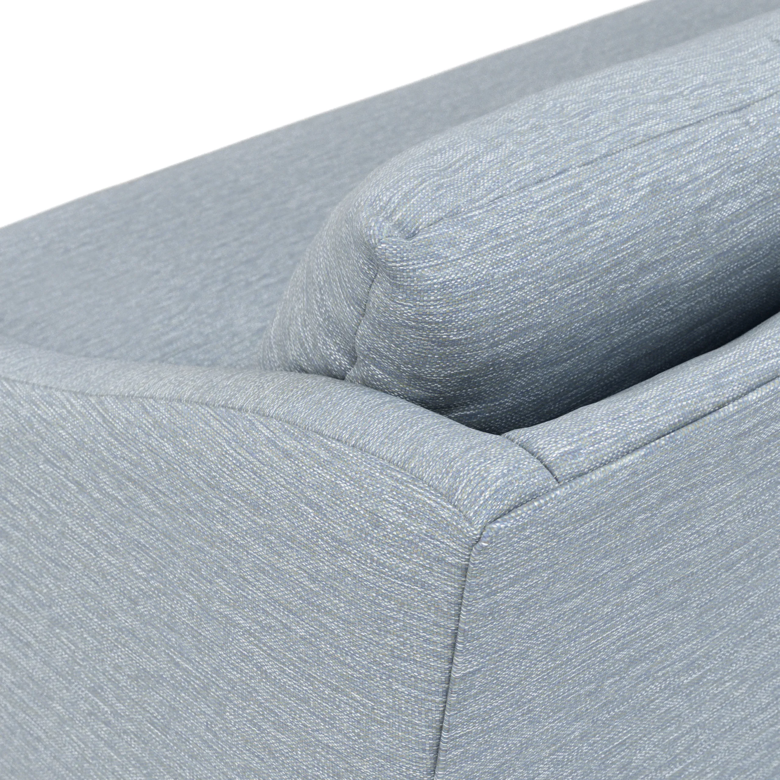 Landry 72_ Loveseat - Silver Light Blue - Image 7