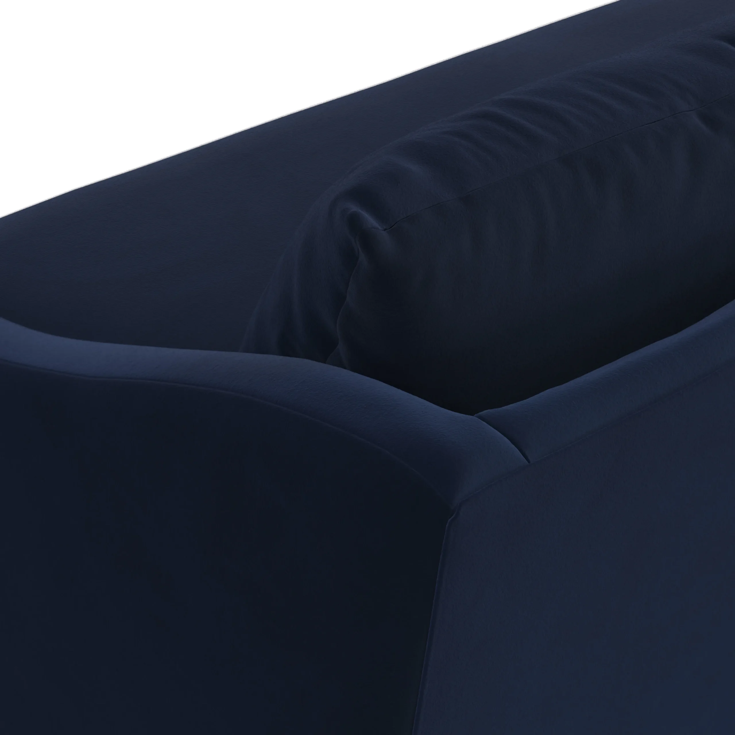 Landry 72_ Velvet Loveseat - Hale Ink - Image 7
