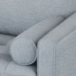 Sven 72_ Tufted Loveseat - Silver Light Blue