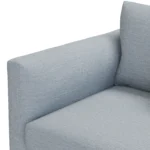 Marina 80_ Sofa - Silver Light Blue