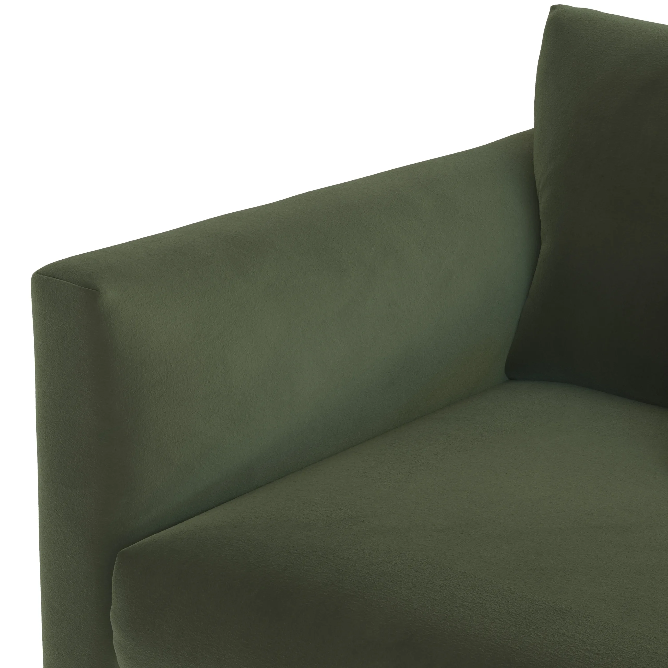 Marina 80_ Velvet Sofa - Hale Fir Green - Image 7