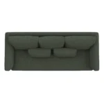 Marina 90_ Sofa - Green Wool Bouclé