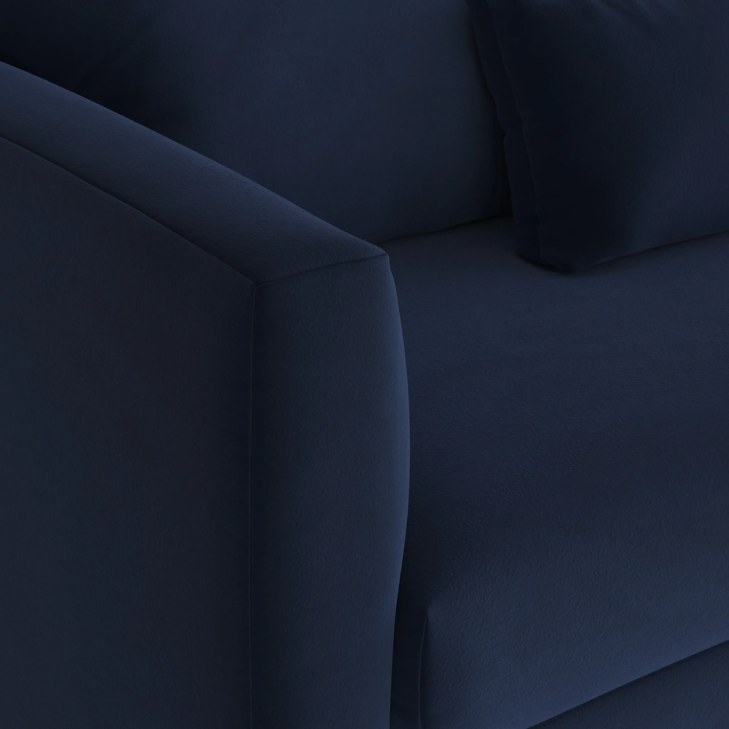 Marina 90_ Velvet Sofa - Hale Ink - Image 7