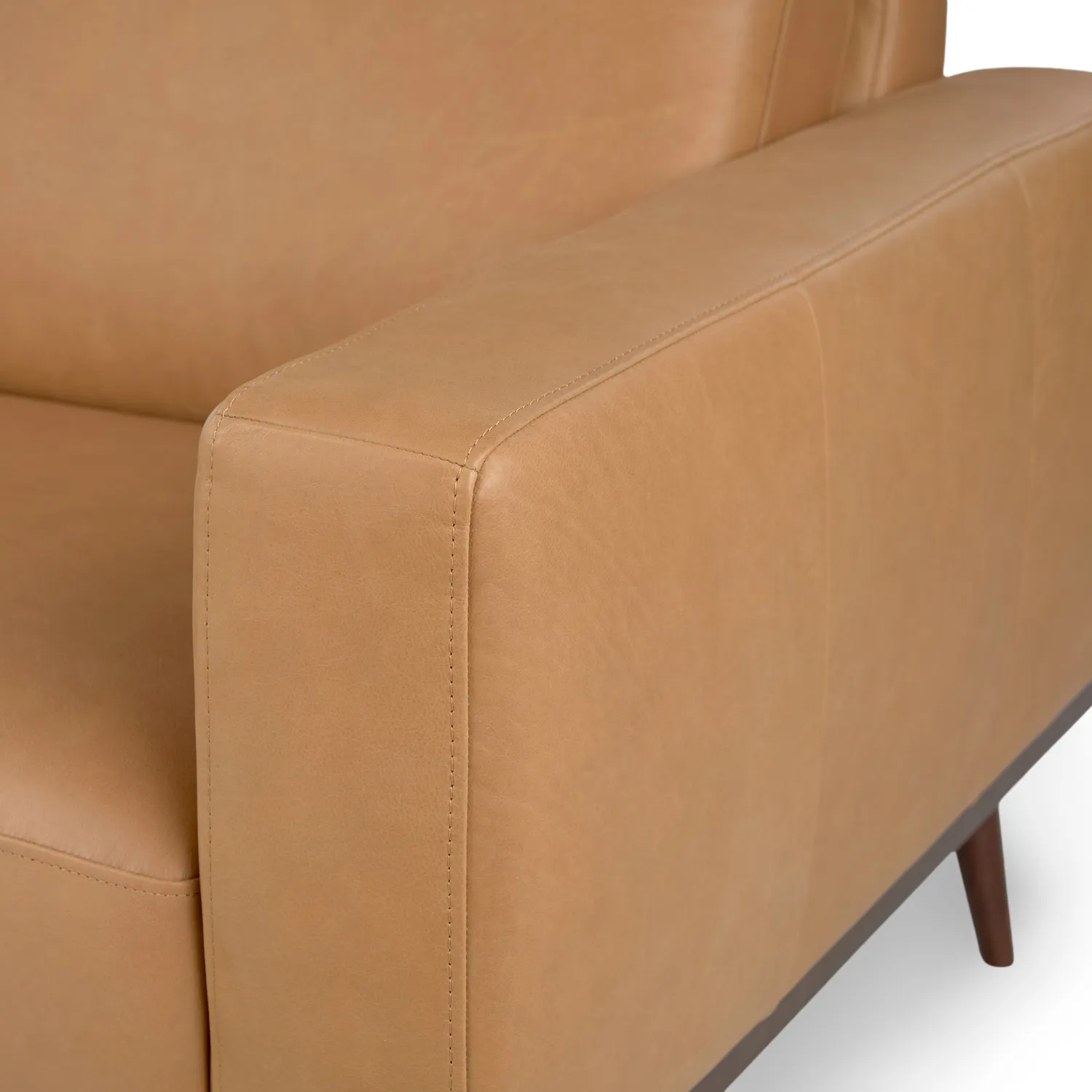 Rhett 84_ Leather Sofa - Charme Tan - Image 5
