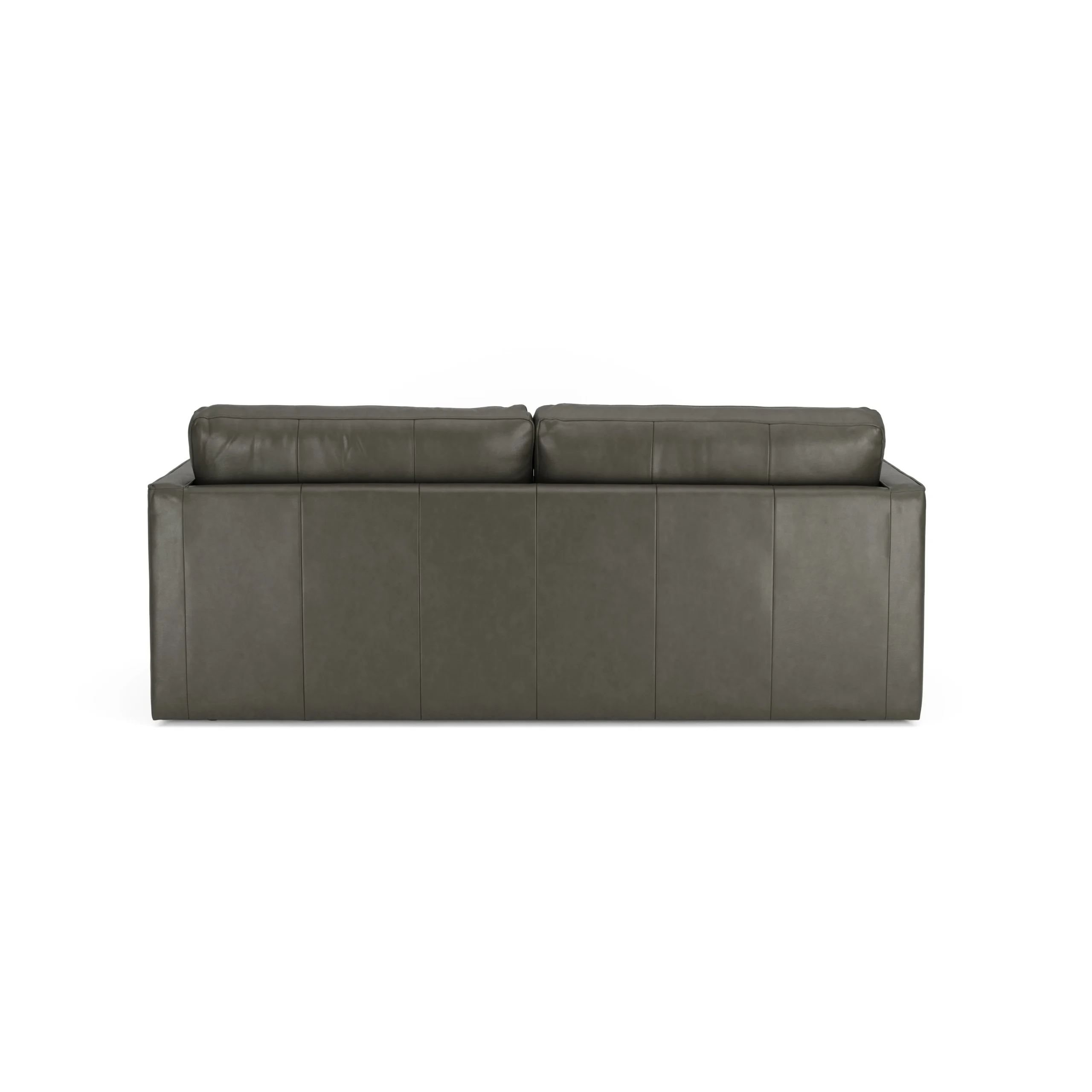 Sven 88_ Tufted Leather Sofa Bed - Charme Green - Image 8