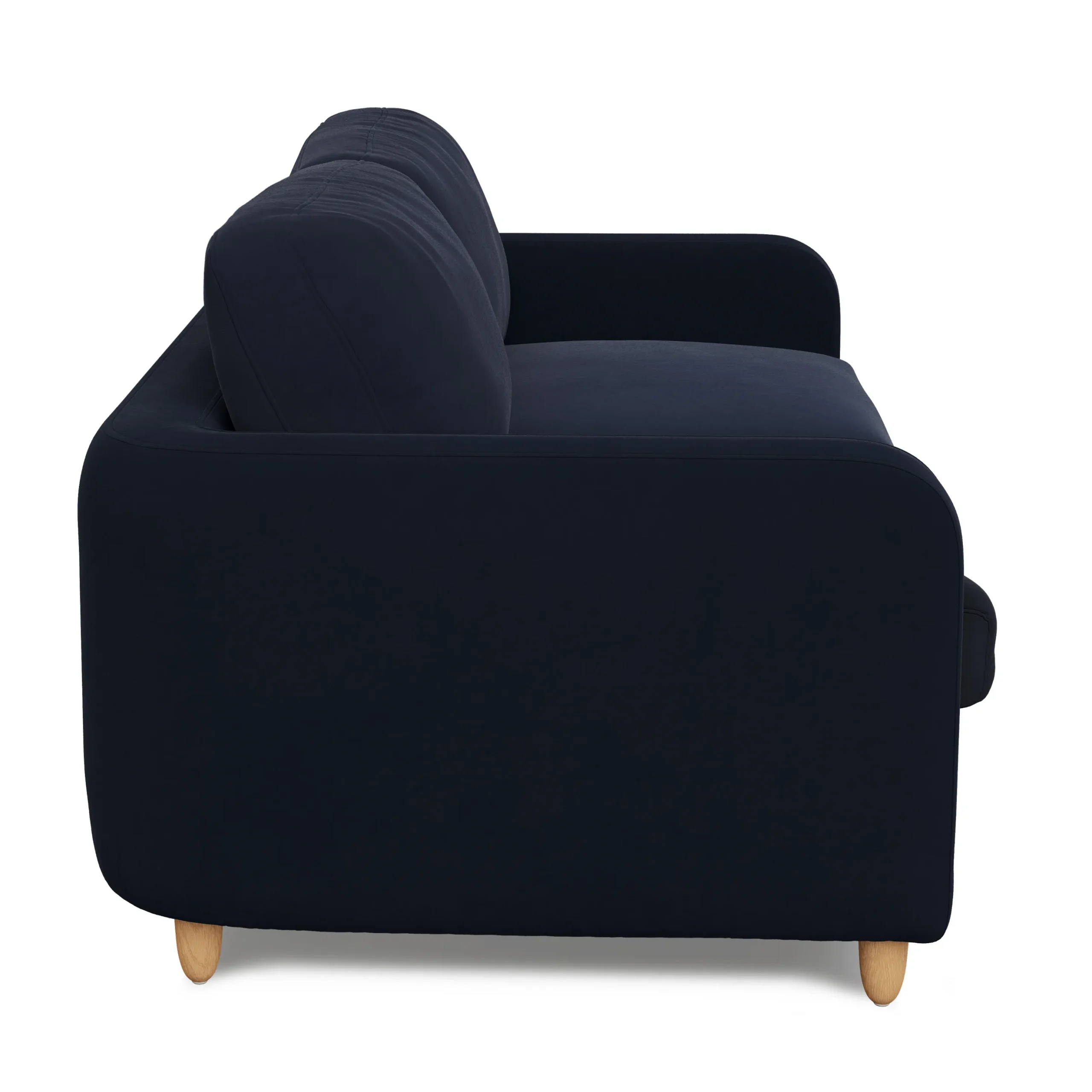 Vati 80_ Velvet Sofa Bed - Natural Oak and Hale Ink - Image 7