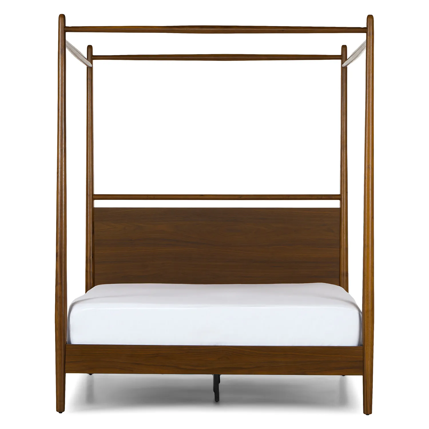 Lenia Queen Canopy Bed - Walnut - Image 5