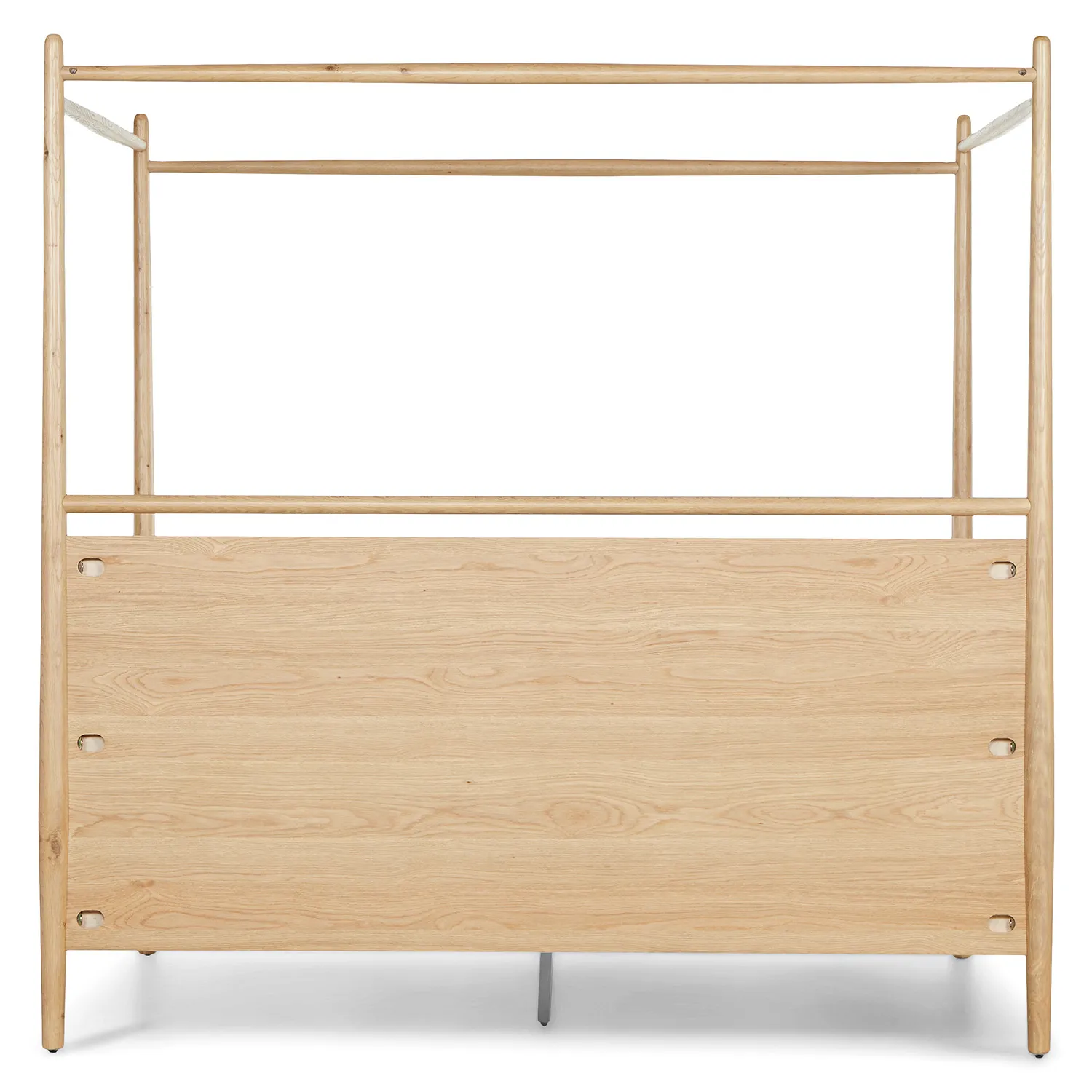 Lenia Queen Canopy Bed - White Oak - Image 6