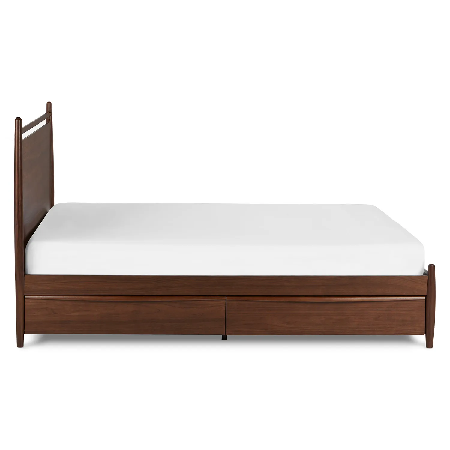 Lenia Queen Panel Storage Bed - Walnut - Image 7