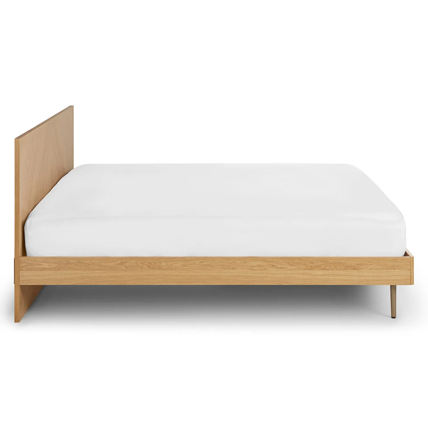 Nera King Low Profile Bed - Oak - Image 16
