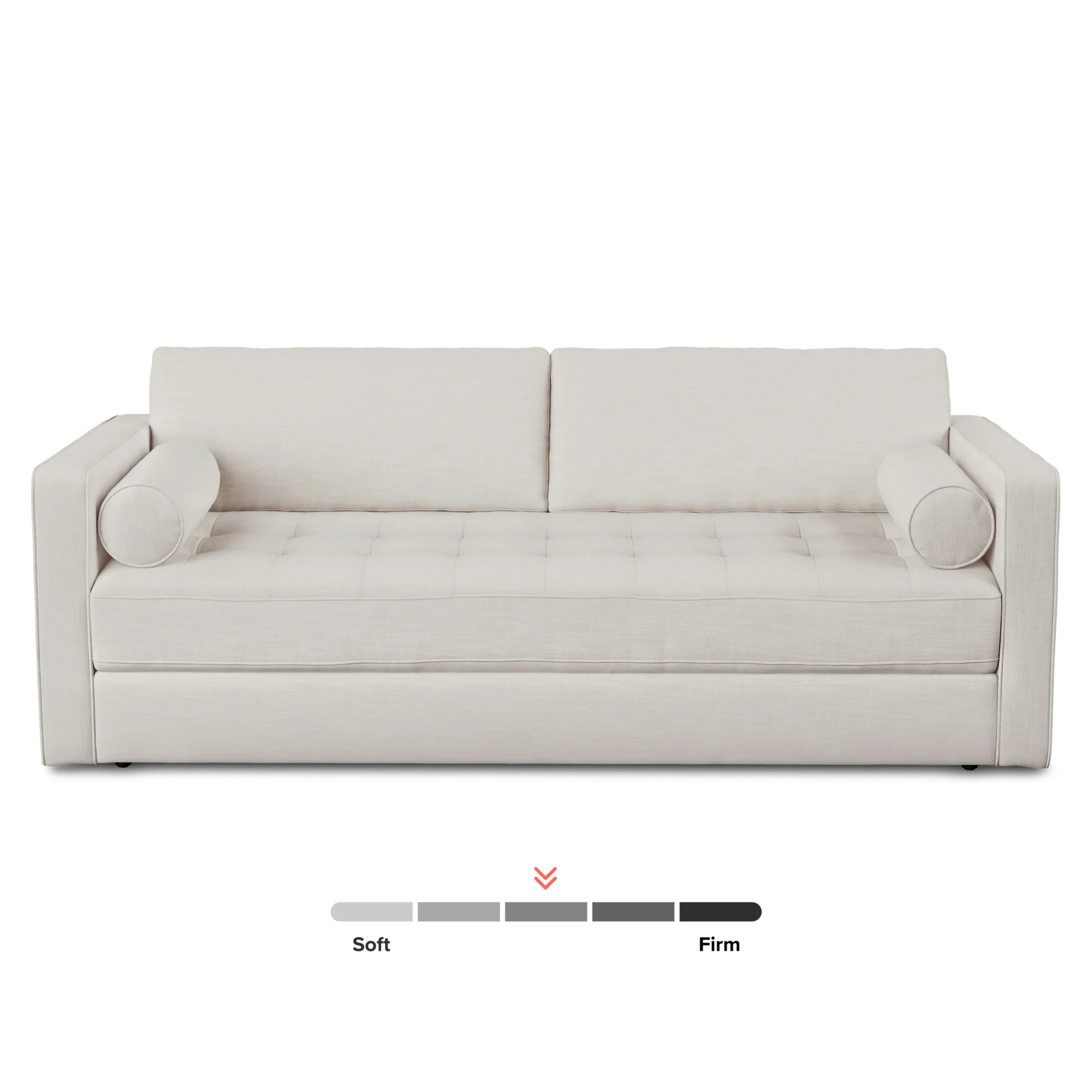 Sven 88_ Tufted Sofa Bed - Biscuit Cream - Image 16