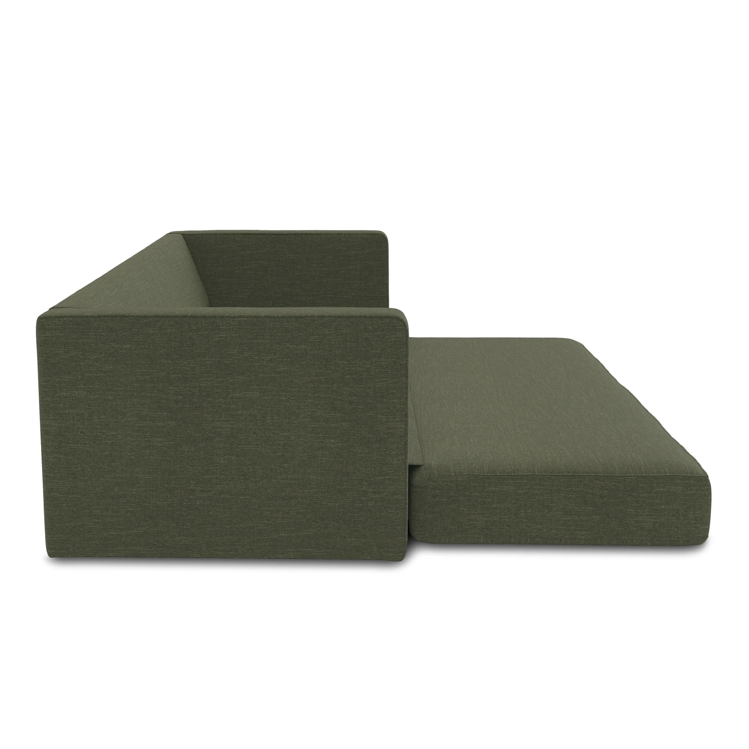 Sven 88_ Tufted Sofa Bed - Fir Green - Image 14