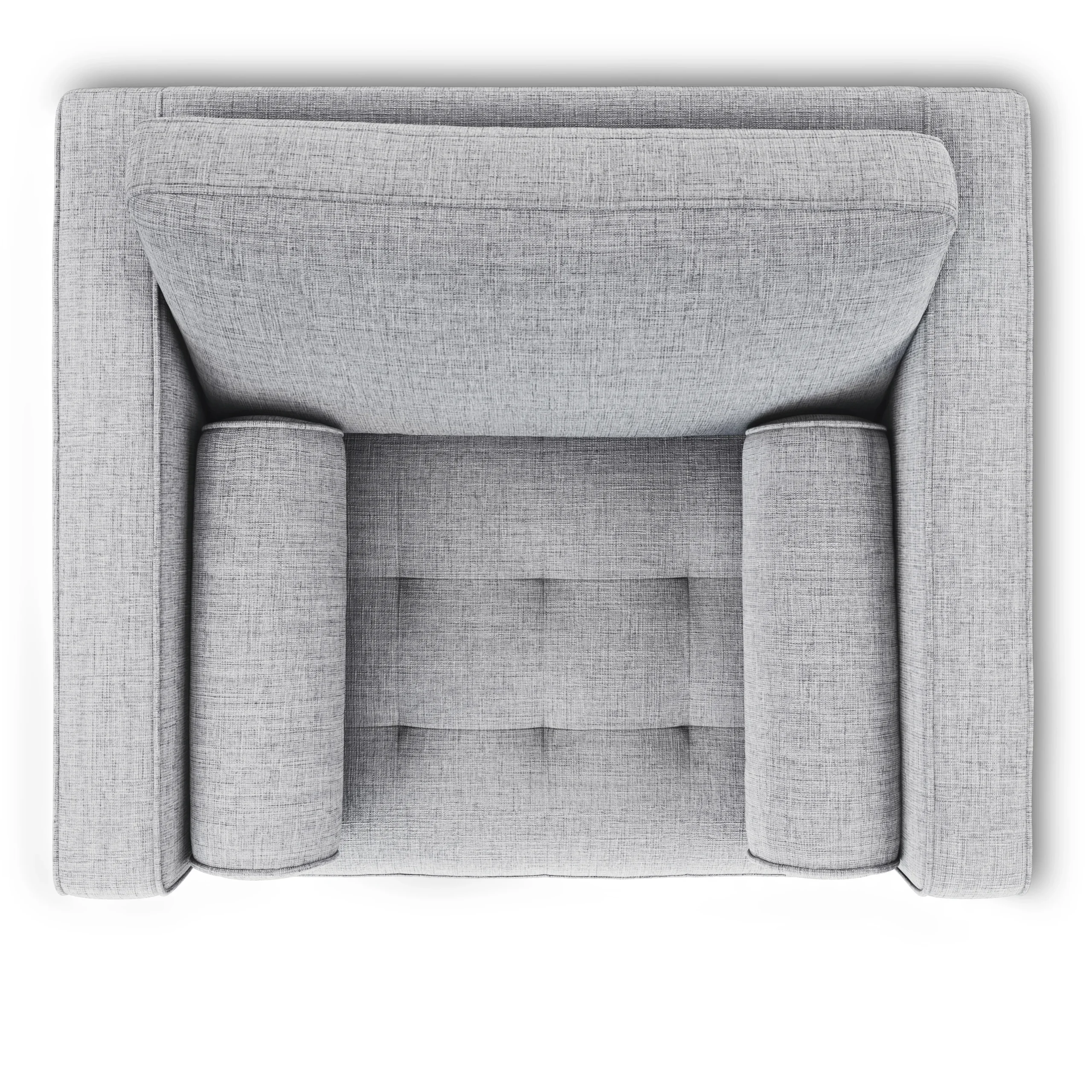 Sven 45.5_ Tufted Sleeper Chair - Stone Gray - Image 9