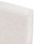 Tessu King Low Profile Upholstered Bed - Napa White