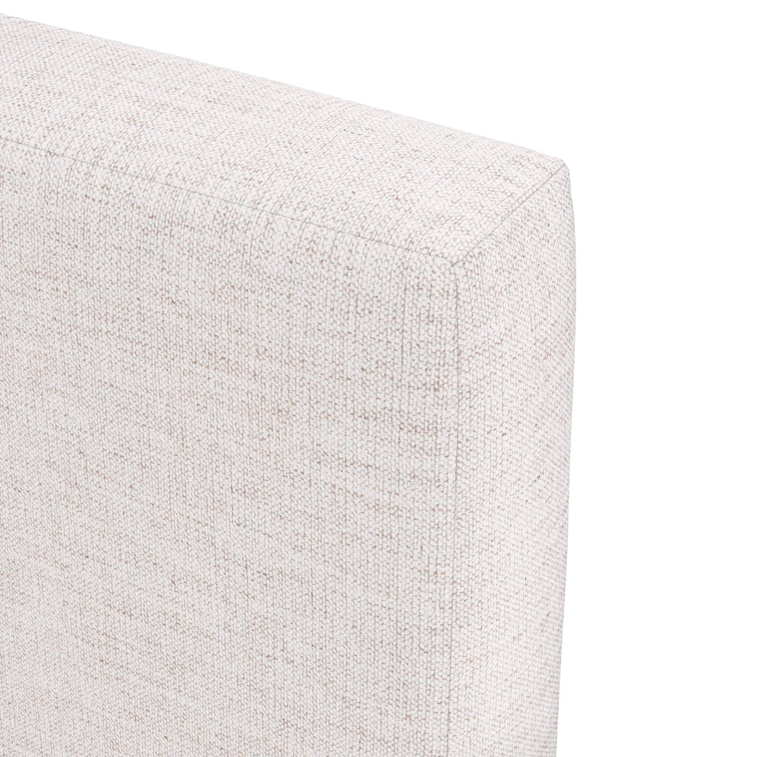 Tessu King Low Profile Upholstered Bed - Napa White - Image 6