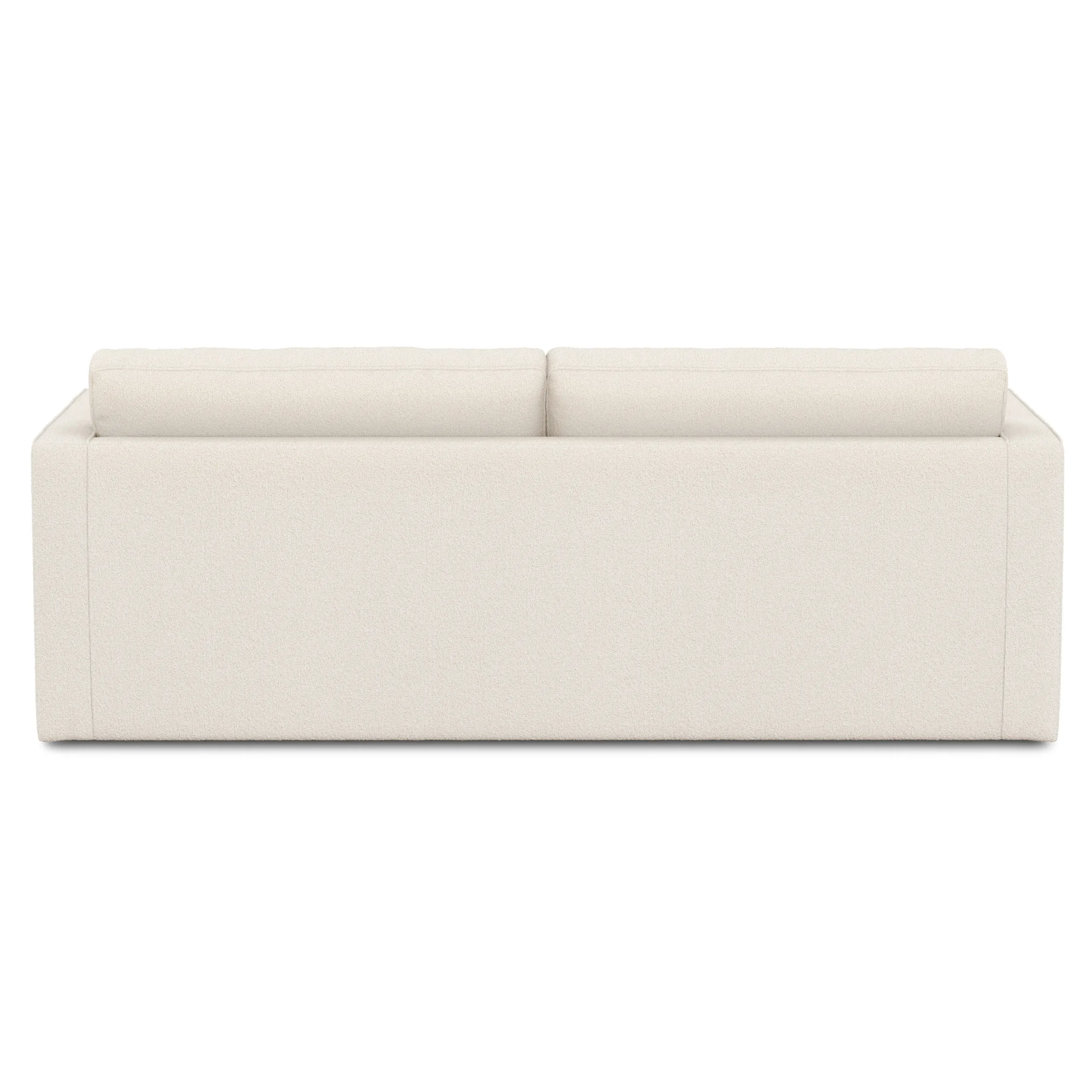 Sven 88_ Tufted Sofa Bed - Ivory Wool Bouclé - Image 13