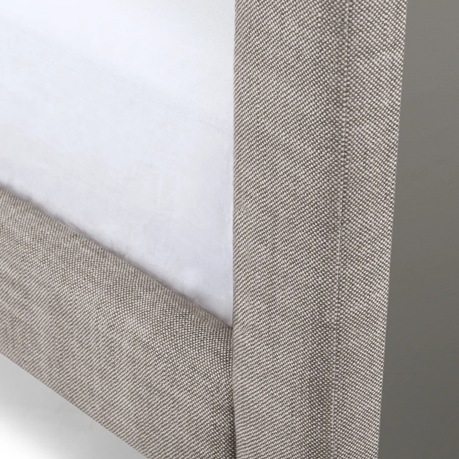 Tessu Queen Low Profile Upholstered Bed - Glaze Gray - Image 7