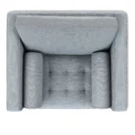 Sven 45.5_ Tufted Sleeper Chair - Silver Light Blue