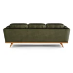 Timber 90_ Leather Sofa - Charme Green