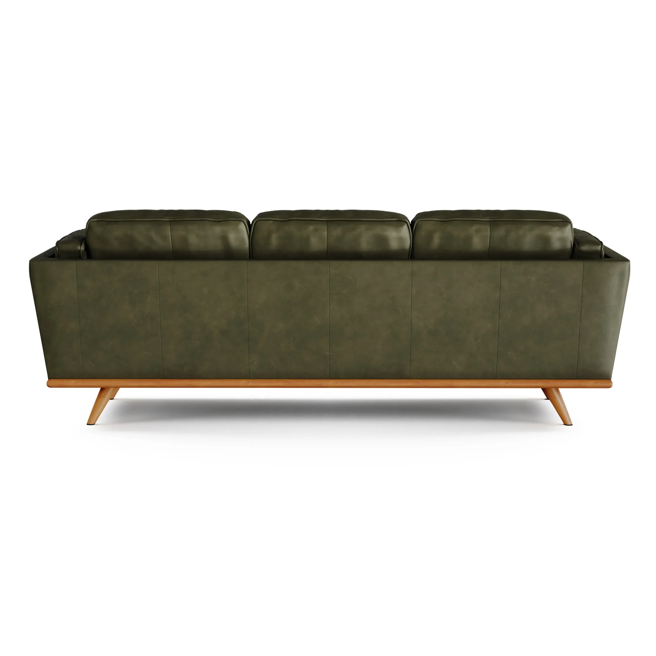 Timber 90_ Leather Sofa - Charme Green - Image 8
