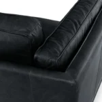 Timber 90_ Leather Sofa - Charme Black