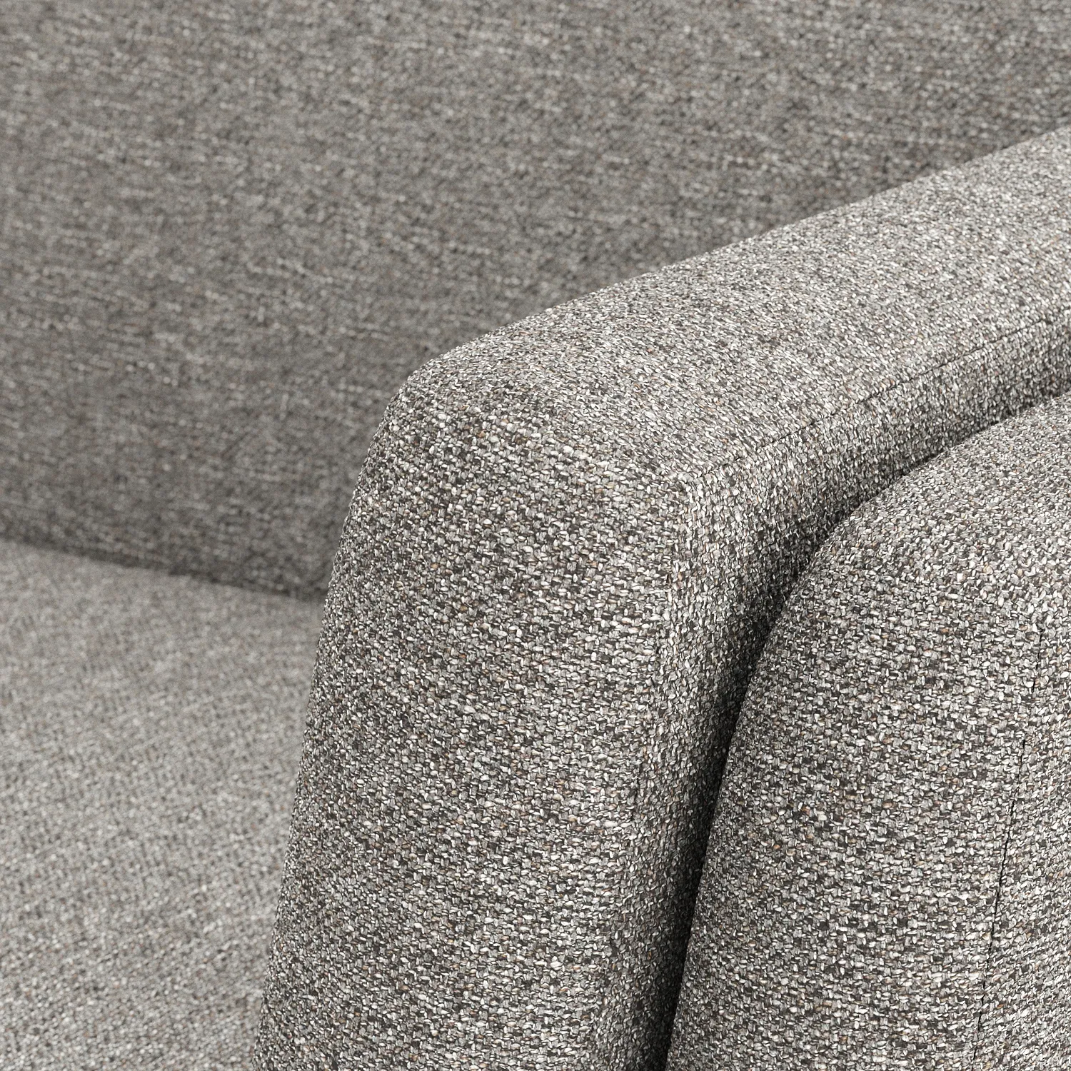 Ceni 61_ Loveseat - Quarry Gray - Image 7