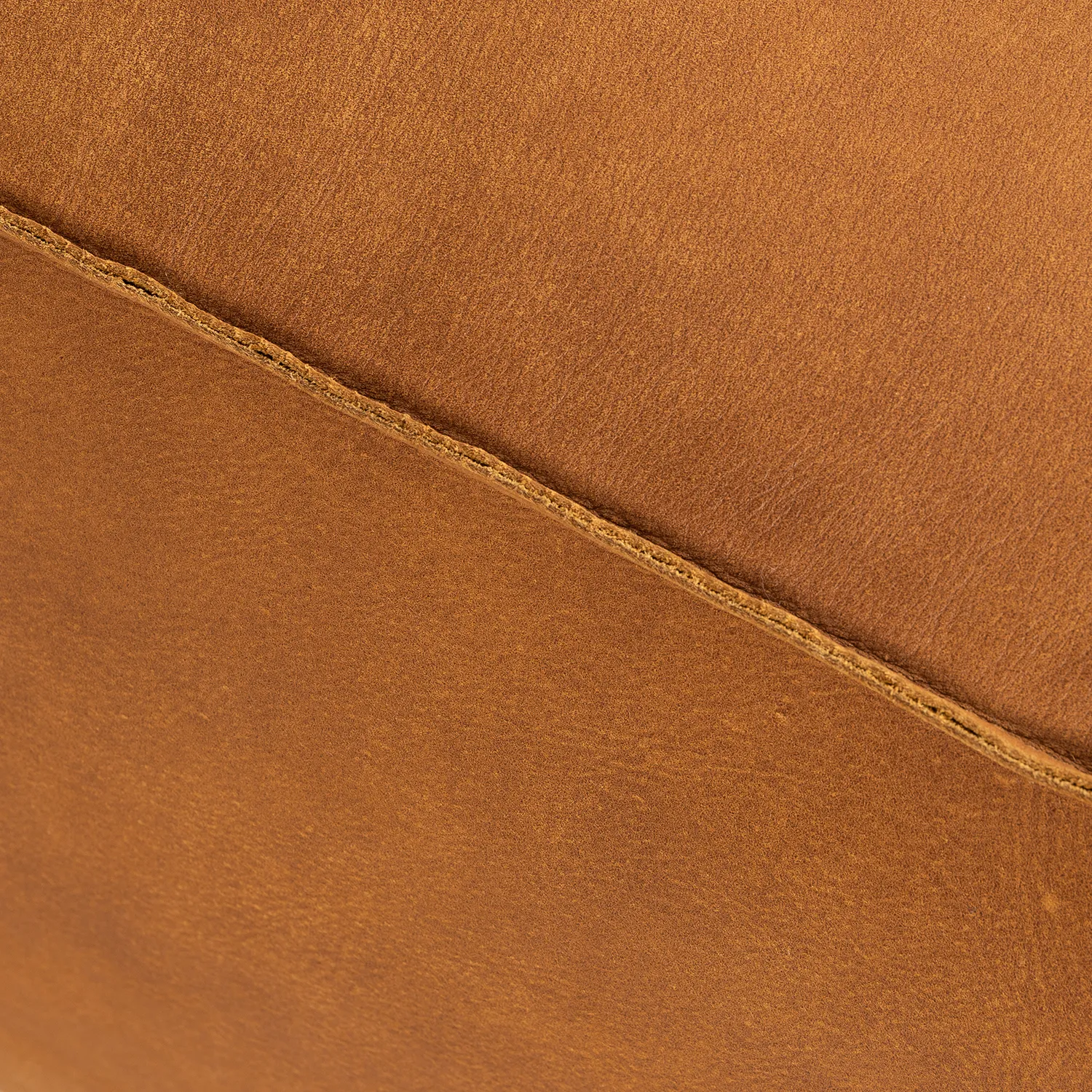 Cigar 56_ Leather Loveseat - Rawhide Tan - Image 8
