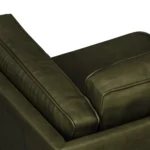 Timber 66.5_ Leather Loveseat - Charme Green