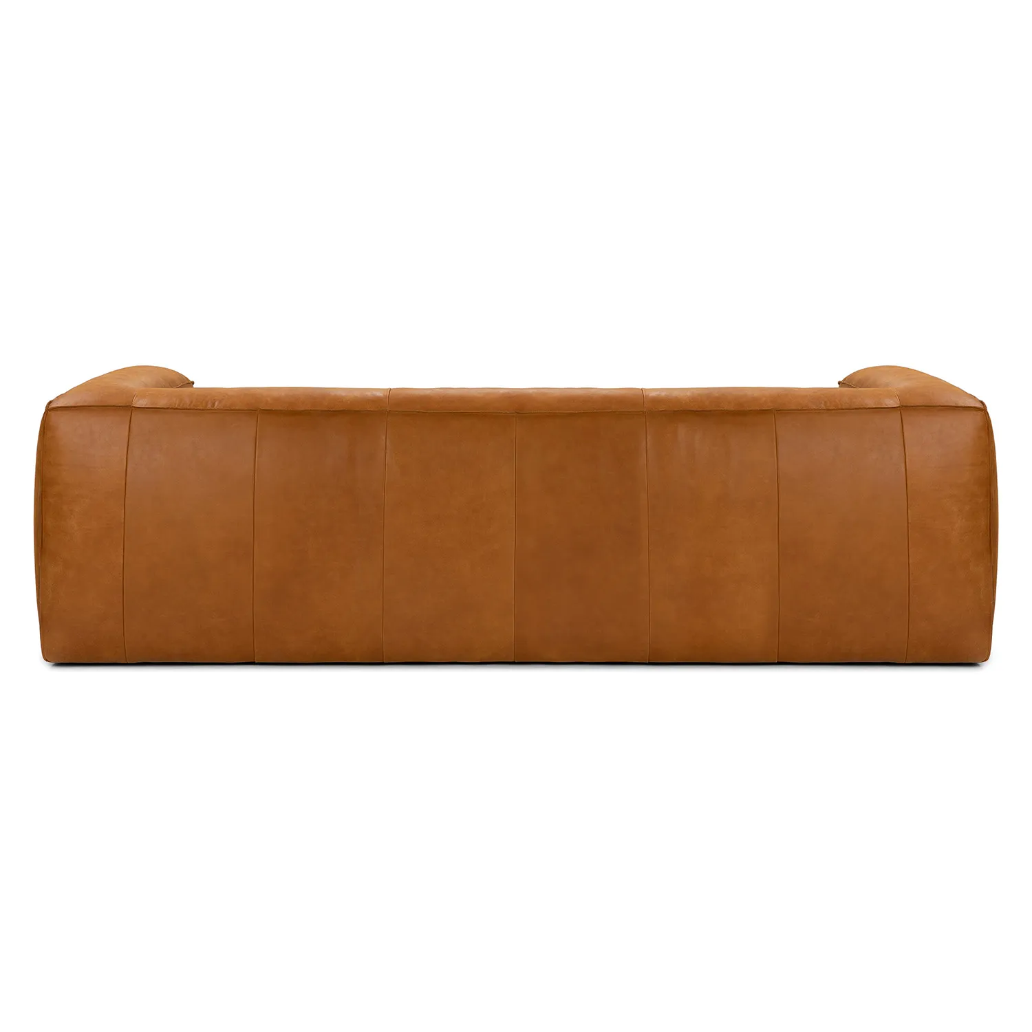 Cigar 92_ Leather Sofa - Rawhide Tan - Image 8