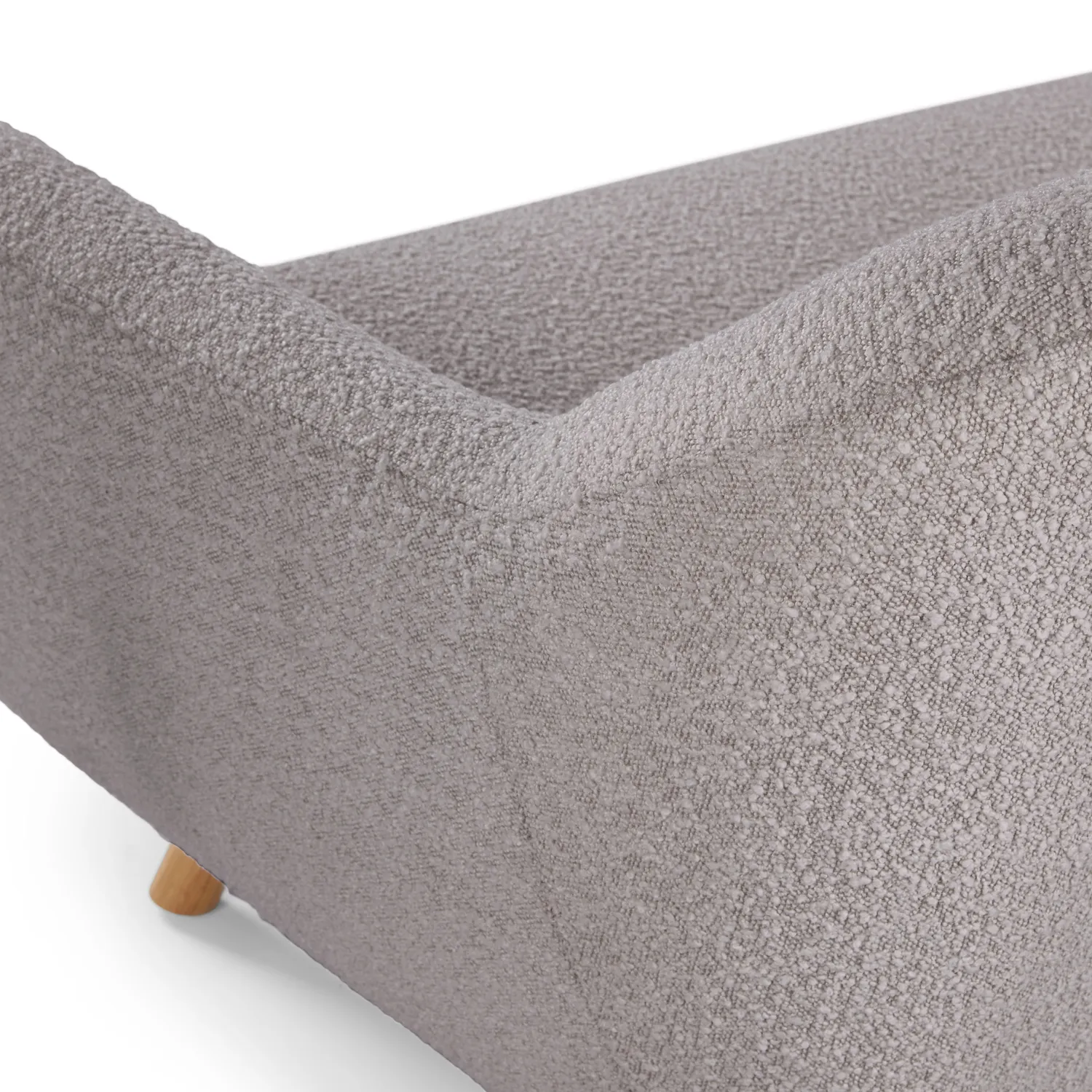 Gabriola 64_ Loveseat - Dover Gray Bouclé - Image 7