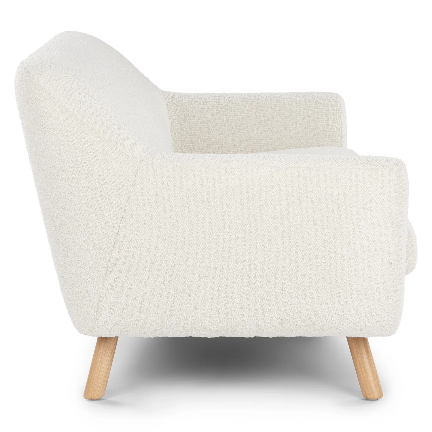 Gabriola 64_ Loveseat - Ivory Bouclé - Image 8