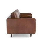 Sven 88_ Tufted Leather Sofa - Taos Brown