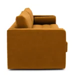 Sven 88_ Grounded Tufted Velvet Sofa - Plush Pacific Ginger