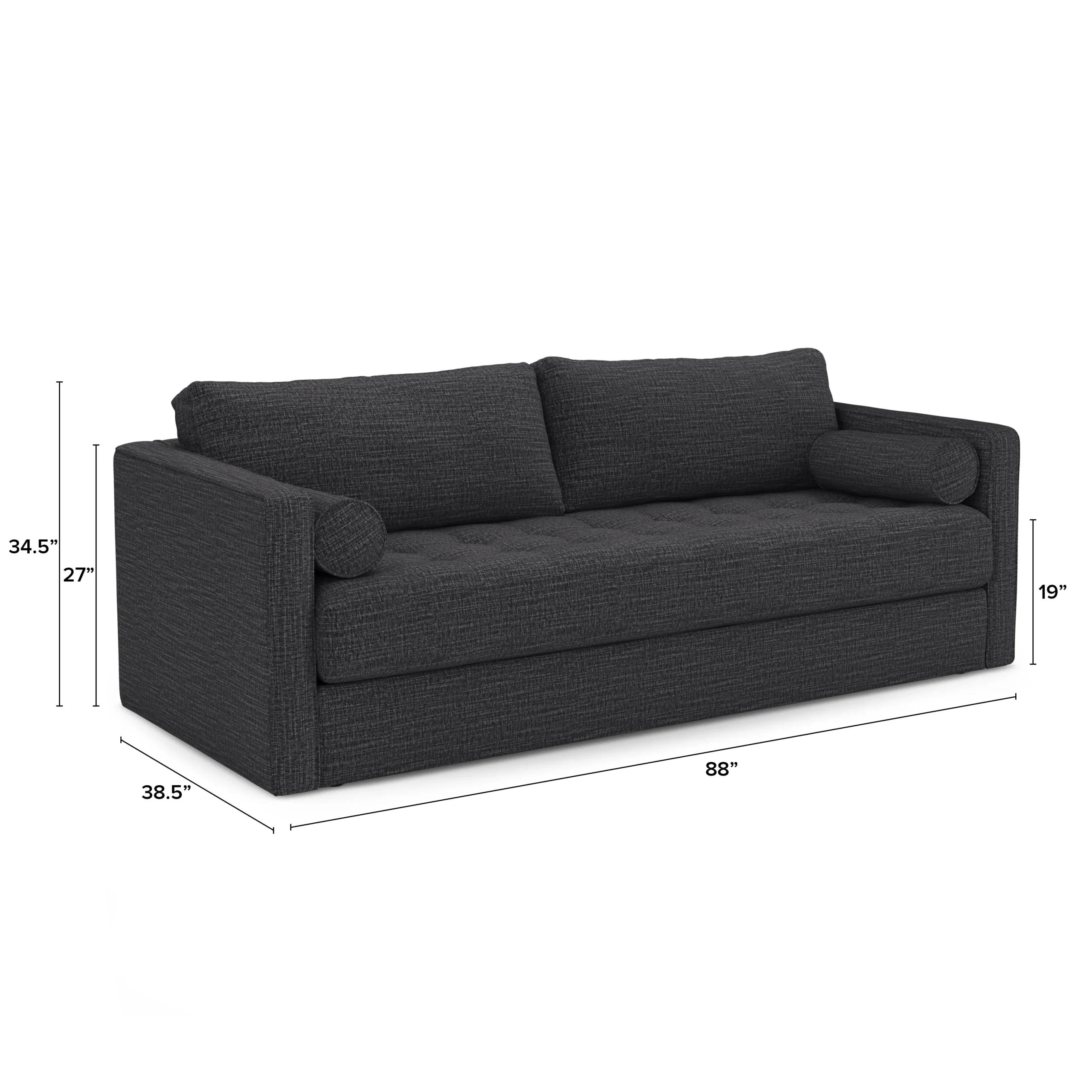 Sven 88_ Grounded Tufted Sofa - Napa Charcoal - Image 4