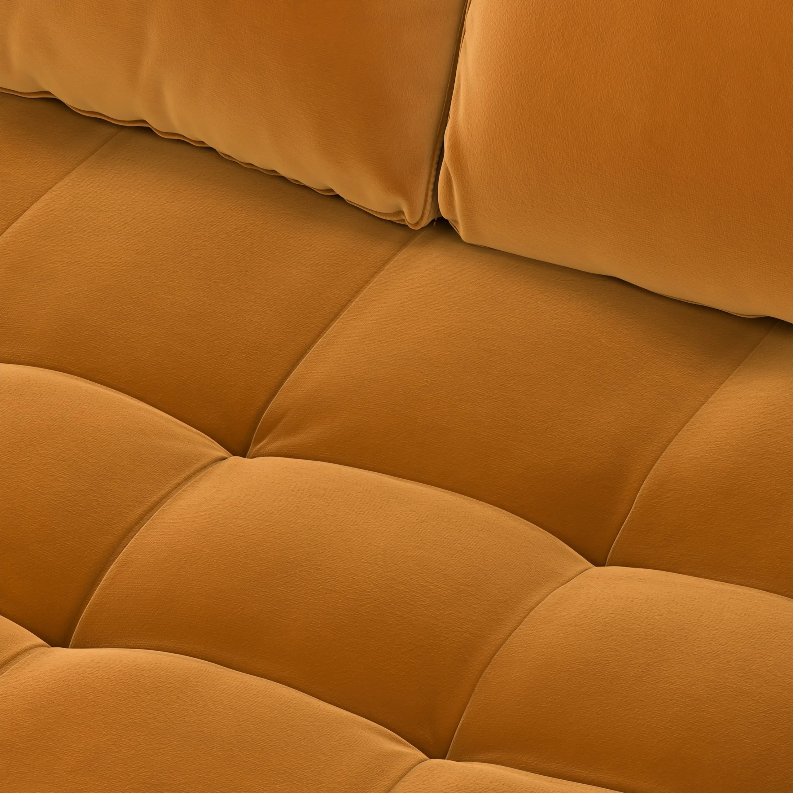 Sven 72_ Tufted Velvet Loveseat - Plush Pacific Ginger - Image 6